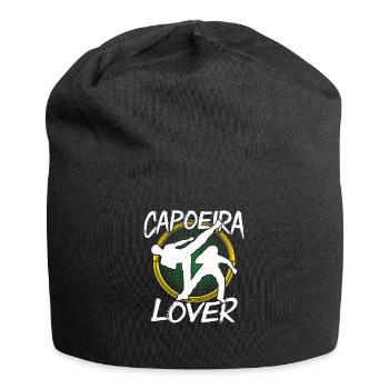 Capoeira Liebhaber Brasilianisch Hobby Kampfsport - Jersey-Beanie - Schwarz - Vorne