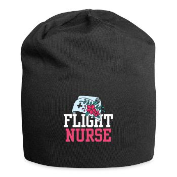 Flight Doctor Flight Physician Flight Nurse Profession - Jersey Beanie - black - Front