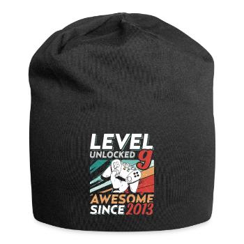 Level 9 Birthday 9 Year Old 2013 Gaming Video - Jersey-Beanie - Schwarz - Vorne