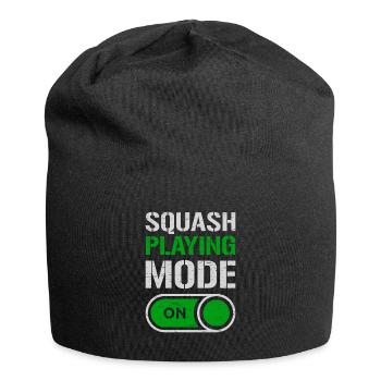 Squash-Spielmodus beim Spielen von Serve Racket Player - Jersey-Beanie - Schwarz - Vorne