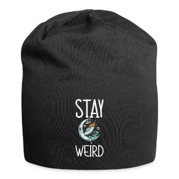 Stay Weird Unidentified Flying Object Outer Space - Jersey Beanie - black - Front
