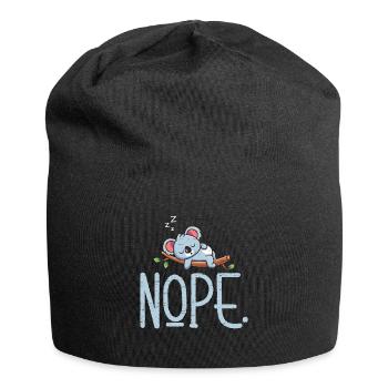 Nope Koala Bear pour un zoo Amoureux des animaux - Bonnet en jersey - noir - Devant