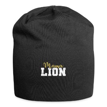Mama Lion Africa Lion Predator King - Jersey Beanie - black - Front
