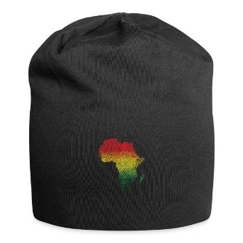 Fingerprint Africa D.N.A. Continent Map - Jersey Beanie - black - Front
