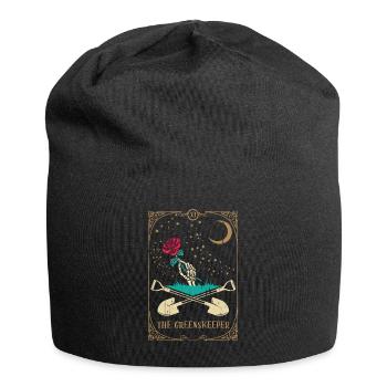 Rose Tarot Card Occult Club Gothic Keeper Garden - Jersey-Beanie - Schwarz - Vorne