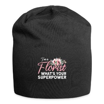 Florist Floristry Flowers Florist - Jersey Beanie - black - Front