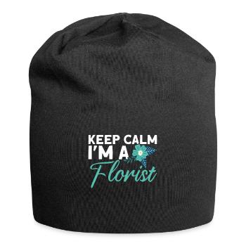 Florist Floristry Flowers Florist - Jersey Beanie - black - Front