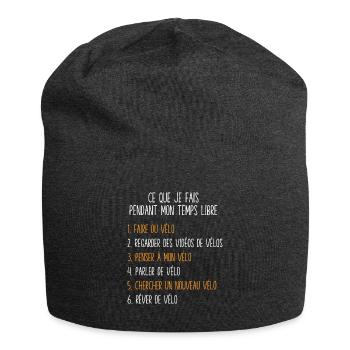 Vélo Temps Libre Idée Cadeau Pour Cycliste - Bonnet en jersey - charbon - Devant