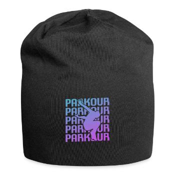 Rétro Vintage Classic Parkour Traceur - Bonnet en jersey - noir - Devant