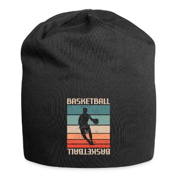Retro Vintage Classic Basketball Player - Jersey-Beanie - Schwarz - Vorne