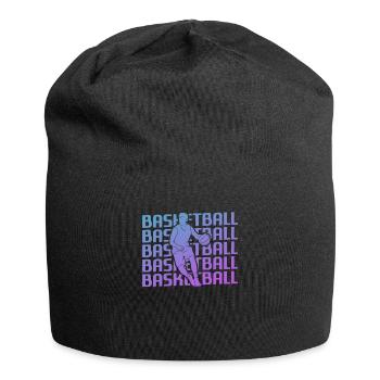 Retro Vintage Classic Basketball Player - Jersey-Beanie - Schwarz - Vorne