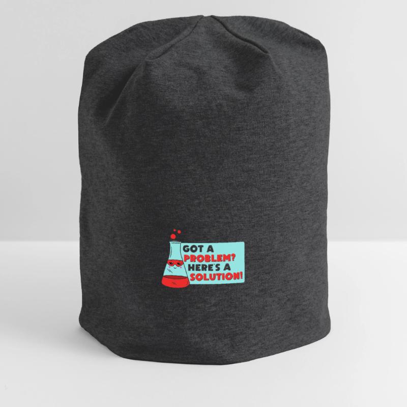 Problem Solution Scientific Solving Science Jersey Beanie