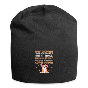 Welsh Corgi Dog Dog Dog Breed Gift - Jersey Beanie - black - Front