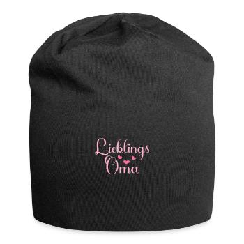 Lieblings Oma Omi Grandma witziges lustiges Oma - Jersey-Beanie - Schwarz - Vorne