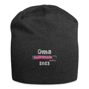 Oma 2023 loading Omi Gandma Oma - Jersey-Beanie - Anthrazit - Vorne