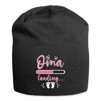 Oma 2023 loading Omi Gandma Oma - Jersey-Beanie - Schwarz - Vorne