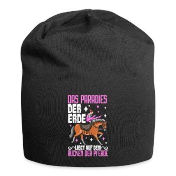 Voltigieren - Jersey-Beanie - Schwarz - Vorne