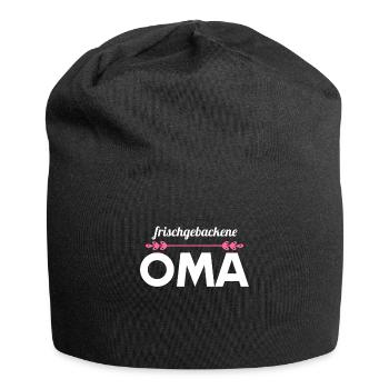 frischgebackene Oma Omi Gandma Oma - Jersey-Beanie - Schwarz - Vorne