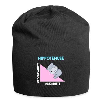 Analyse de l’algèbre d’Hippotenuse - Bonnet en jersey - noir - Devant