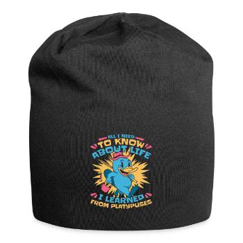 Ornithorynque - Bonnet en jersey - noir - Devant