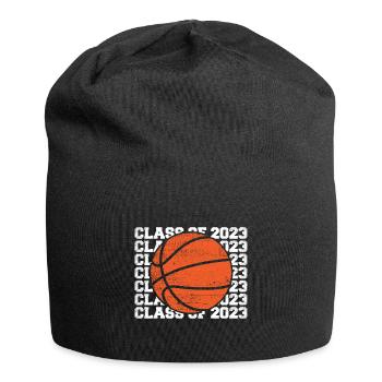 Graduate Senior Class 2023 Graduation Basketball - Jersey Beanie - black - Front