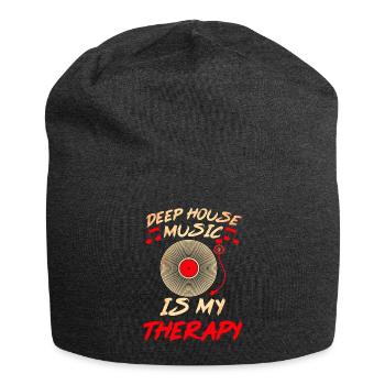 Deep House Music - Jersey Beanie - charcoal grey - Front