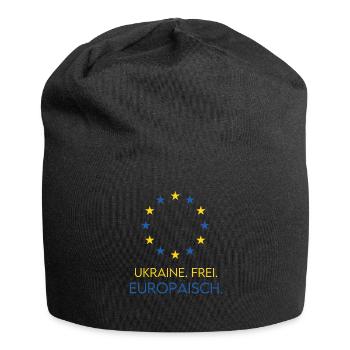 UKRAINE FREE EUROPEAN - Support Future Europe - Jersey Beanie - black - Front