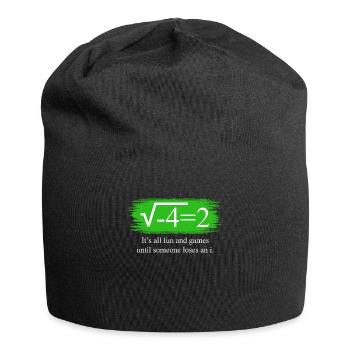 Funny Math Saying Complex Numbers - Jersey Beanie - black - Front