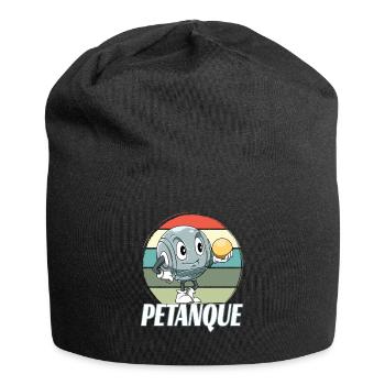 Kugelspiel Petanque Treffer Petanque Spieler - Jersey-Beanie - Schwarz - Vorne