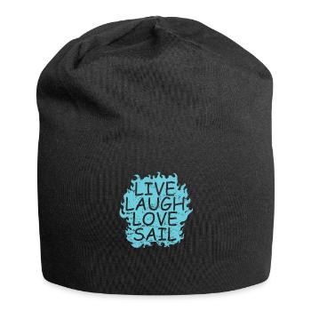 Rire en direct Love Sail Sailing Boat Sport - Bonnet en jersey - noir - Devant