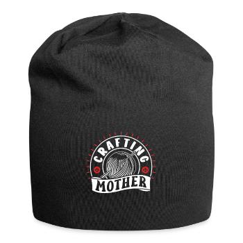 Crafting Mother Crafts Mama Craft Hobbyist - Jersey Beanie - black - Front