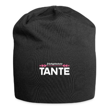 stolze frischgebackene Tante Nichte - Jersey-Beanie - Schwarz - Vorne