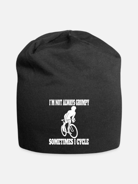 Mountainbike Radeln Fahrrad Fahrradtour Radfahren - Jersey-Beanie - Schwarz