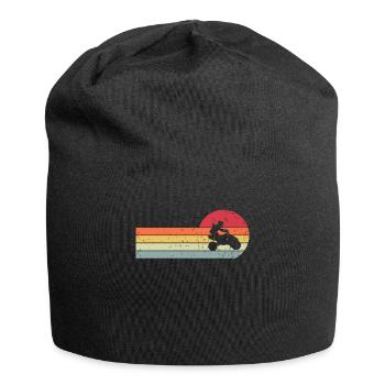 Quad ATV Offroad Quad Rider Vintage Retro - Jersey Beanie - black - Front