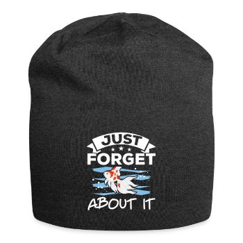 Just forget about aquarist fish farming G - Jersey Beanie - charcoal grey - Front