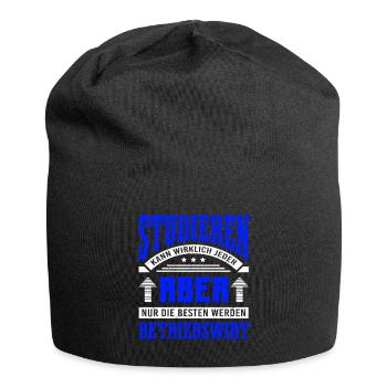 Betriebswirt Beruf - Studieren Kann Jeder Betriebs - Jersey-Beanie - Schwarz - Vorne
