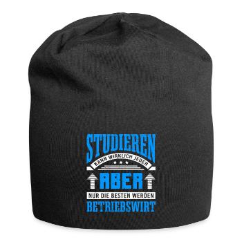 Betriebswirt Beruf - Studieren Kann Jeder Betriebs - Jersey-Beanie - Schwarz - Vorne