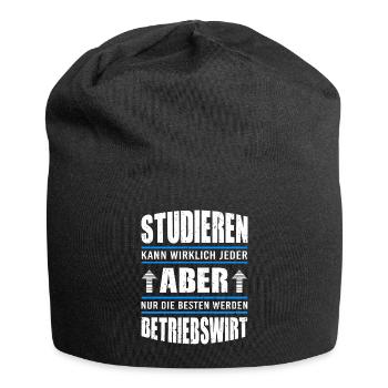 Betriebswirt Beruf - Studieren Kann Jeder Betriebs - Jersey-Beanie - Schwarz - Vorne