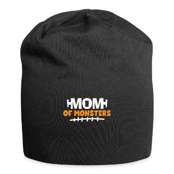 Maman des monstres Halloween Mutter Mama - Bonnet en jersey - noir - Devant