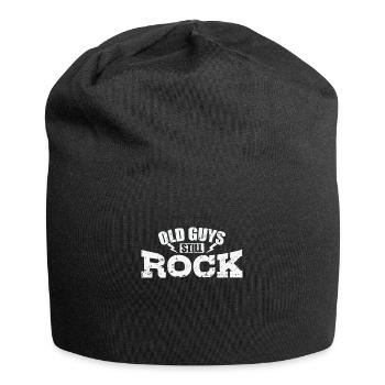 Old Guys still Rock Musikstil Genre Gitarre - Jersey-Beanie - Schwarz - Vorne