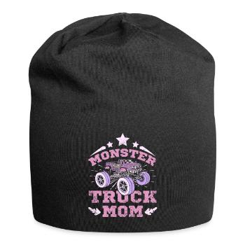 Maman Monster Truck - Bonnet en jersey - noir - Devant
