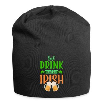 Fête irlandaise de la Saint-Patrick - Bonnet en jersey - noir - Devant