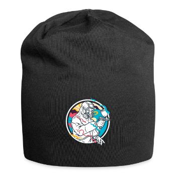 Peintre Pistolet à peinture - Bonnet en jersey - noir - Devant