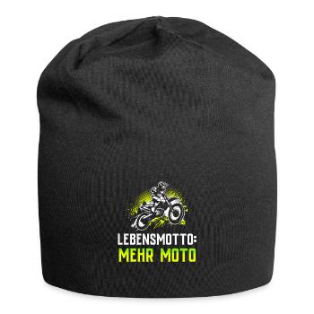 Motocross - Jersey-Beanie - Schwarz - Vorne