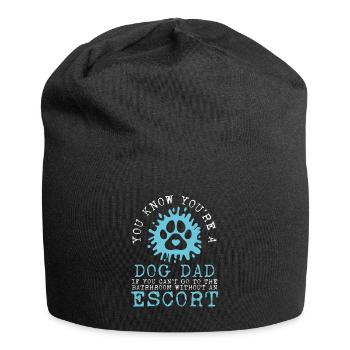 Hundevater Bauer - Jersey-Beanie - Schwarz - Vorne