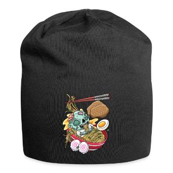Kawaii Zombie Ramen Nouilles Cuisine japonaise - Bonnet en jersey - noir - Devant