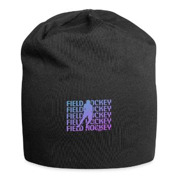 Joueur de hockey sur gazon Retro Vintage Classic - Bonnet en jersey - noir - Devant