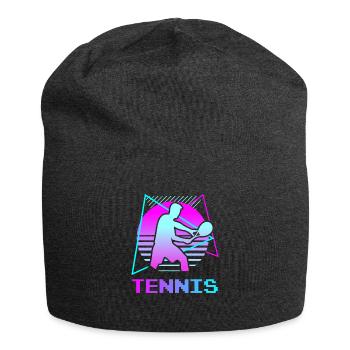 Retro Vintage Classic Tennis Player - Jersey Beanie - charcoal grey - Front