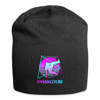 Rétro Vintage Classic Parkour Traceur - Bonnet en jersey - noir - Devant