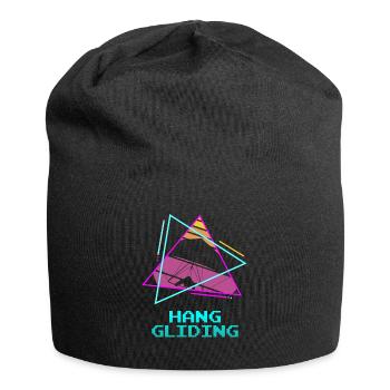 Deltaplane Rétro Vintage Classic Hang Gliding - Bonnet en jersey - noir - Devant
